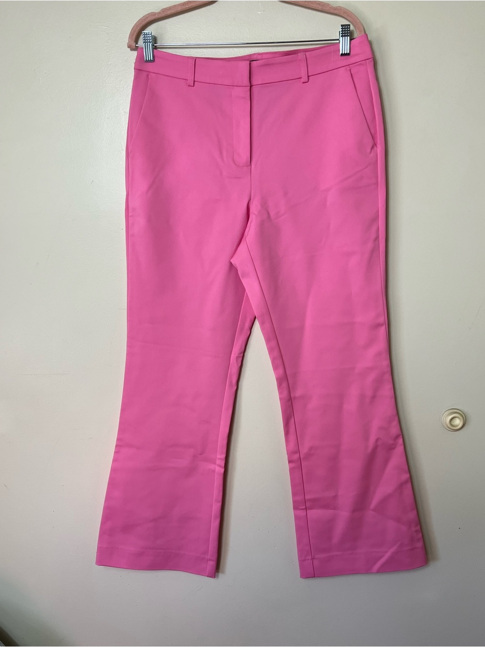 Boston Proper Pink Boot-Cut Pants. Size 12. NWOT
